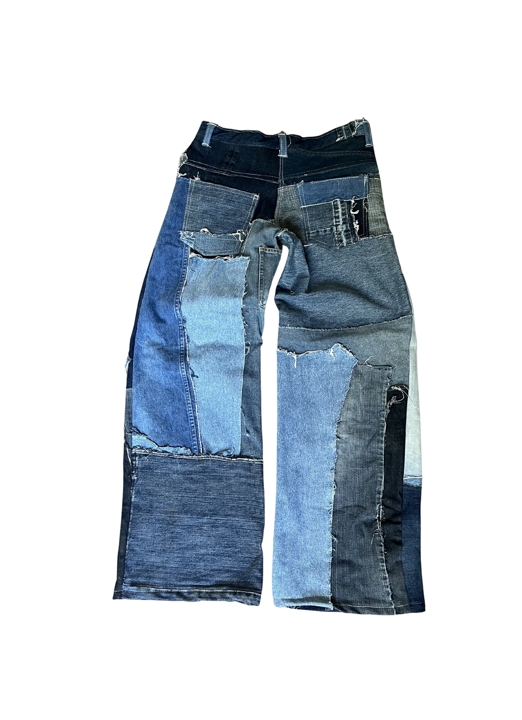 Wide Legged Scrap Denim Jeans