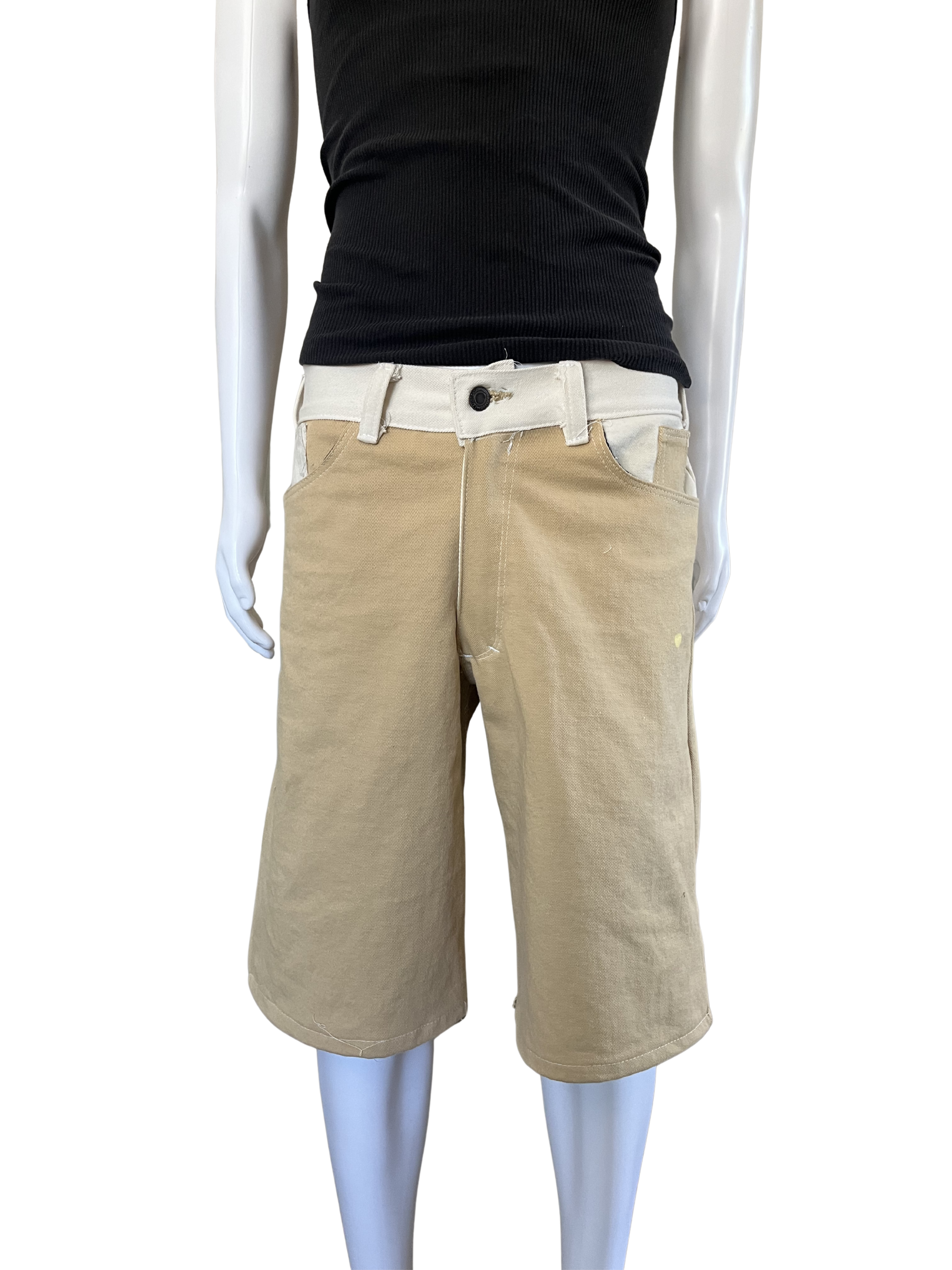 Two-Tone Khaki Jorts