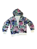 Dyed Newspaper Zip-Up