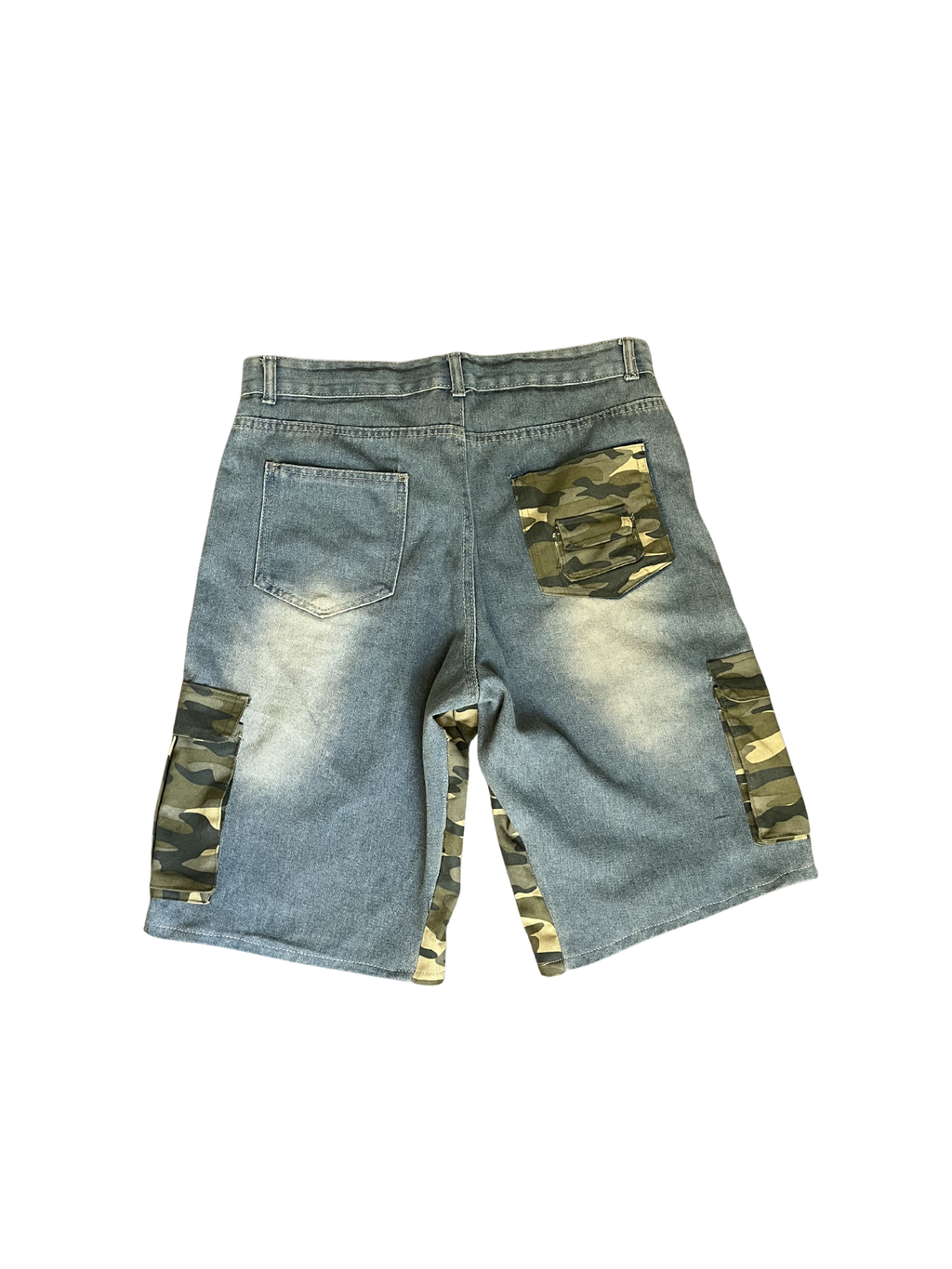 Faded Camo Cargo Jorts